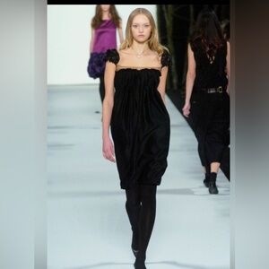 ***SOLD*** Marc Jacobs Fall 2005 Runway Black Babydoll Dress